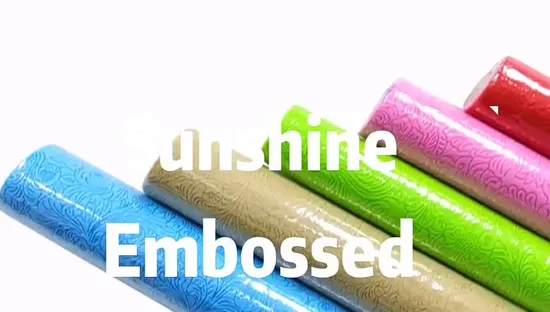 Colorful Embossed Polypropylene Spunbonded Nonwoven Fabric PP Nonwoven Embossed Fabric for Flower Wrapping Gift Packaging