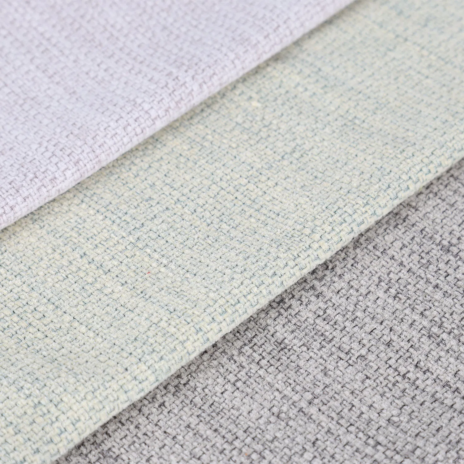 260GSM+90g Non Woven 145cm 100%P Home Textile Washable Furniture Upholstery Faux Linen Fabric Sofa Cover Linen Fabric