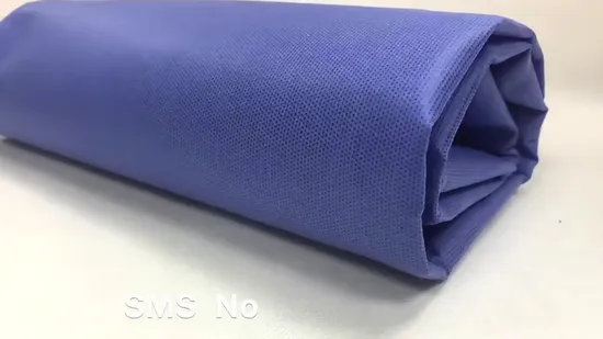 Hydrophobic PP Spunbond Nonwoven SMMS/SMS Fabric