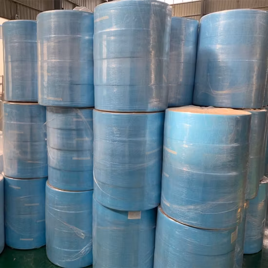 2021 Hot Selling Wholesale S Ss SSS SMS SMMS 100% PP Blue Medical Spunbond Non Woven Fabric